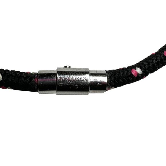 Alexander McQueen Skull Rope Cord Double Wrap Friendship Bracelet - Picture 6 of 6